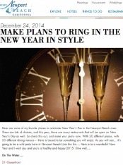 Make Plans to Ring in the New Year in Style
