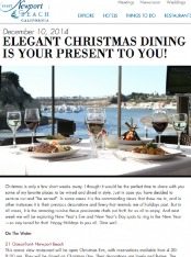 Elegant Christmas Dining is Your Present to You!